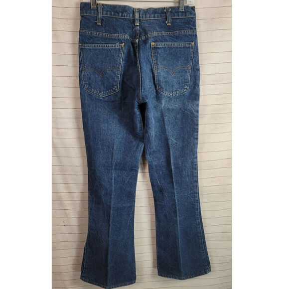 VINTAGE LEVI'S 646 ORANGE TAB 1970'S MEDIUM WASH, sz 31x30 - Picture 7 of 16